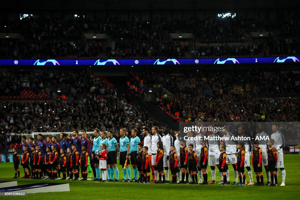 Tottenham Hotspur v FC Barcelona - UEFA Champions League Group B