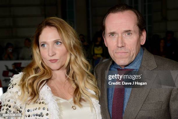 Jessica Parker and Ben Miller attend a special screening of "Johnny English Strikes Again" at The Curzon Mayfair on October 3, 2018 in London,...