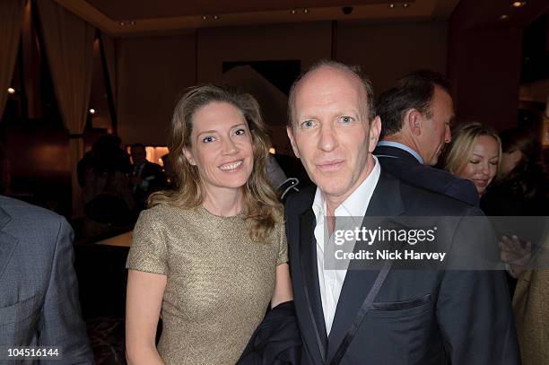 Zoe Appleyard and Simon Sebag-Montefiore attend the launch of Tara Palmer-Tomkinson's book Inheritance at Asprey on September 28, 2010 in London,...