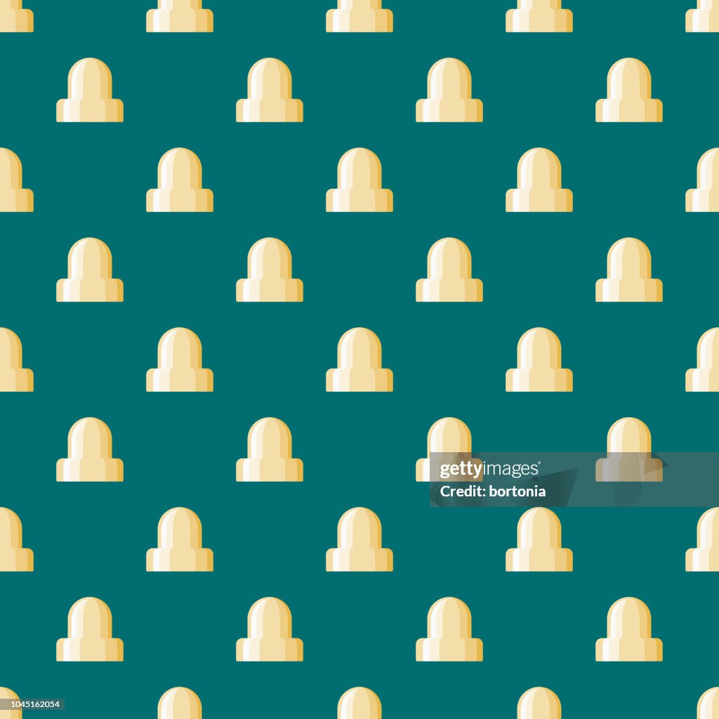 Cervical Cap Female Reproduction Seamless Pattern