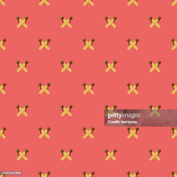 churros sweet desserts seamless pattern - frying stock illustrations
