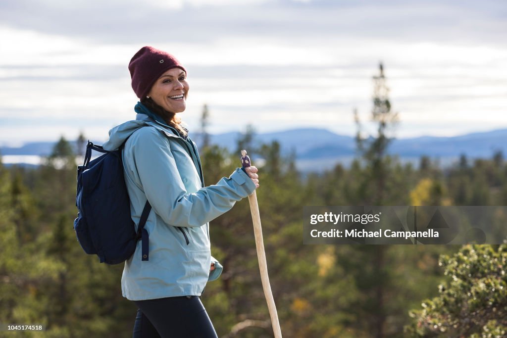 Crown Princess Victoria of Sweden Hikes at Skuleskogen National Park