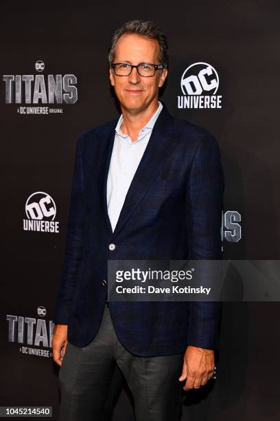 Titan's Executive Producer, Greg Walker attends DC UNIVERSE's Titans World Premiere on October 3, 2018 in New York City.