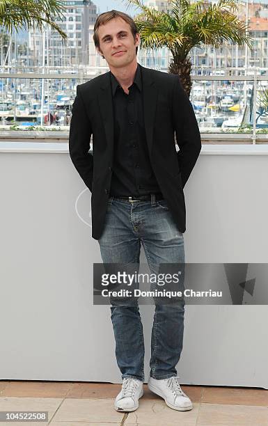 Director Fabrice Gobert attends the 'Lights Out' Photo Call held at the Palais des Festivals during the 63rd Annual International Cannes Film...