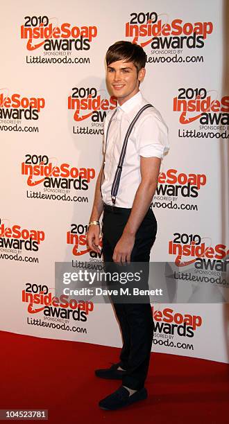 Actor Kieron Richardson attends the Inside Soap Awards 2010 at Shaka Zulu on September 27, 2010 in London, England.