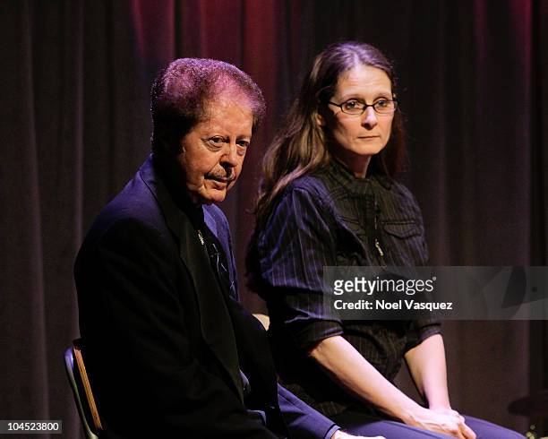 Phoebe Lewis and Kenny Lovelace attend 'An Evening With Jerry Lee Lewis' at The Grammy Museum on September 28, 2010 in Los Angeles, California.