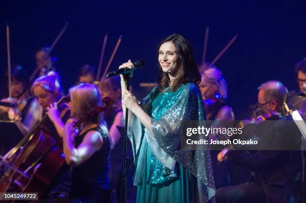 Sophie Ellis Bextor peforms at The Royal Festival Hall on October 3, 2018 in London, England.