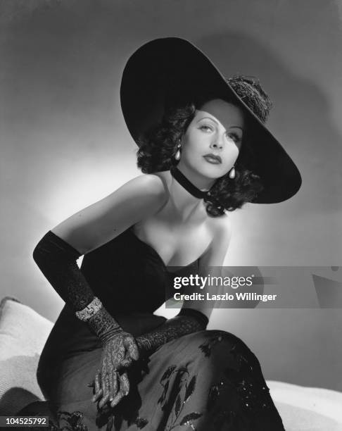 Austrian-born American actress Hedy Lamarr , 6th October 1943.