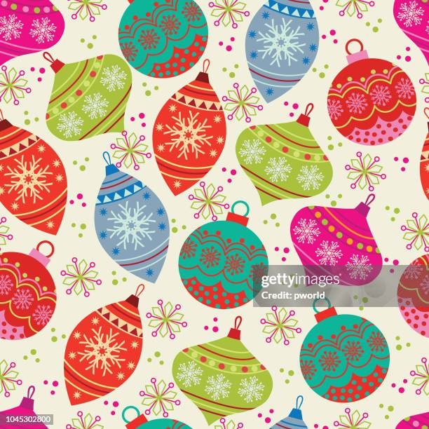 christmas pattern . - christmas seamless pattern stock illustrations