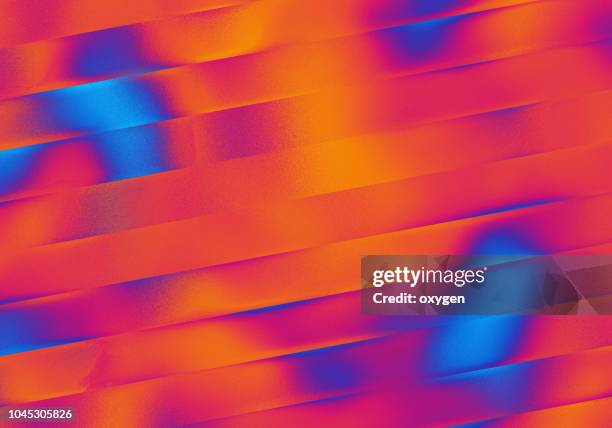 abstract multicolored diagonal striped background - funky foto e immagini stock