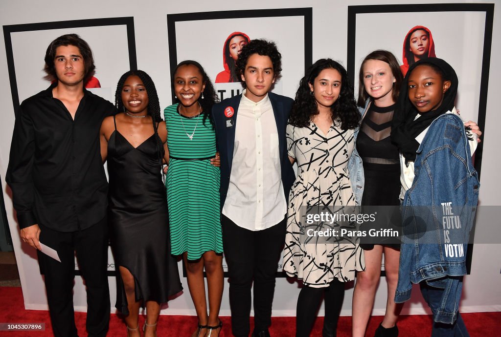 'The Hate U Give' Cast, Director And Author Attend Red Carpet Screening In Atlanta