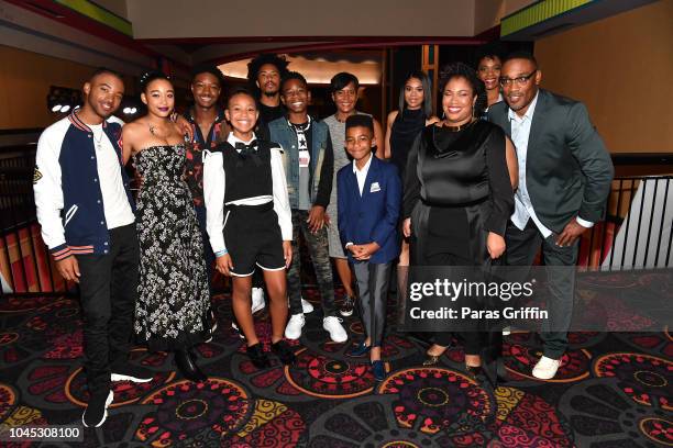 Algee Smith, Amandla Stenberg, Lamar Johnson, Kai N. Ture, Bobby Sessions, TJ Wright, Keisha Lance Bottoms, Regina Hall, Angie Thomas, Karan...