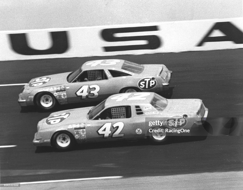Kyle and Richard Petty