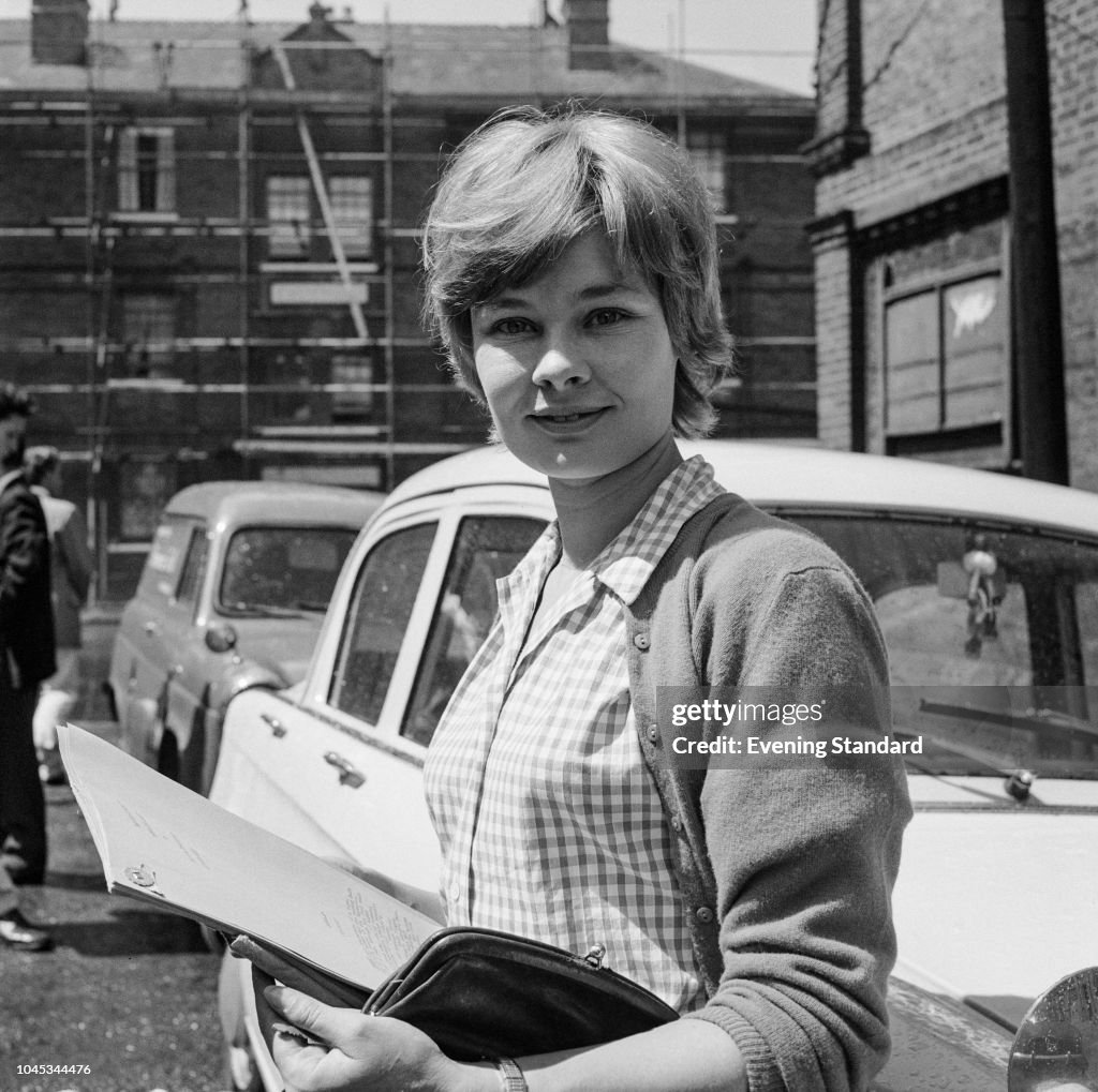 Judi Dench With BBC Script