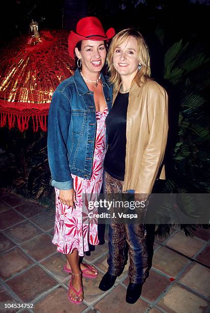 Julie Cypher & Melissa Etheridge during GLAAD Fund Raising Dinner with Melissa Etheridge at Private House in Studio City, California, United States.