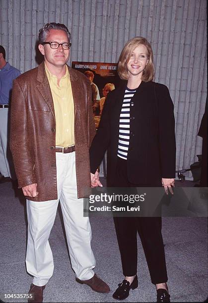 Lisa Kudrow and Husband Michel Stern during Six Days & Seven Nights Premiere at Avco Cinema in Westwood, California, United States.