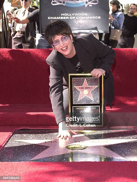 Diane Warren during Diane Warren Honored with a Star on the Hollywood Walk of Fame at Hollywood Boulevard in Hollywood, California, United States.