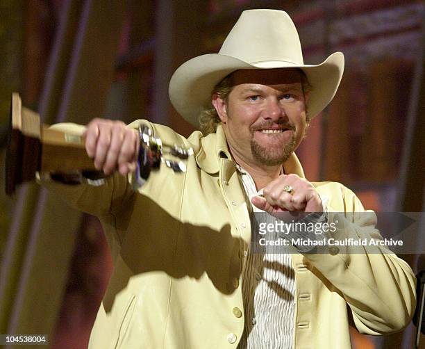 Toby Keith during The 36th Annual Academy of Country Music Awards - Show at Universal Amphitheater in Universal City, California, United States.