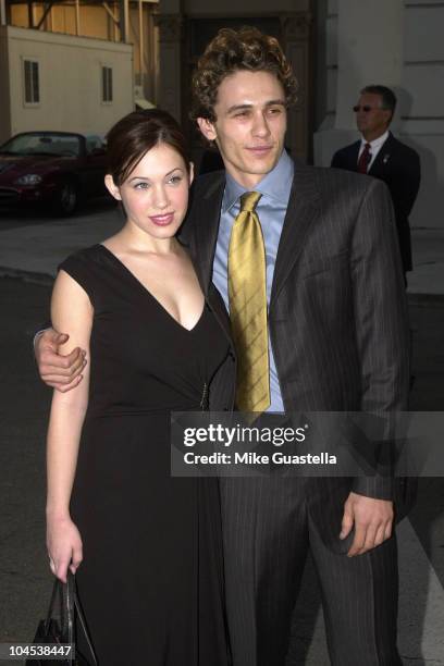 Marla Sokoloff & James Franco during Premiere of TNT's Original Movie James Dean at Steven J. Roiss Theater in Burbank, California, United States.