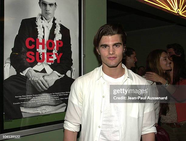 Peter Johnson during Screening of "Chop Suey" Directed by Bruce Weber at Laemmle Fairfax Theatre in Los Angeles, California, United States.