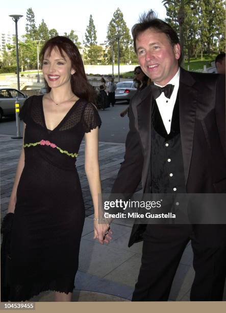Amy Yasbeck and John Ritter during 29th Annual Daytime Emmy Awards Creative Arts Presentation at The Century Plaza Hotel in Century City, California,...