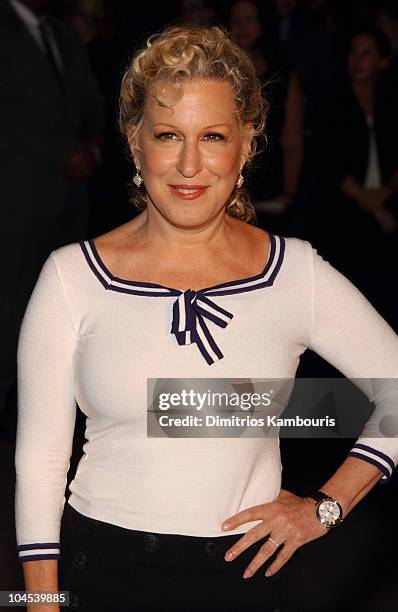 Bette Midler during Tiffany & Co. Honors Bette Midler, Marcia Gay Harden, Candace Bushnell, Dan Marino and Ed Schlossberg to Celebrate the Launch of...