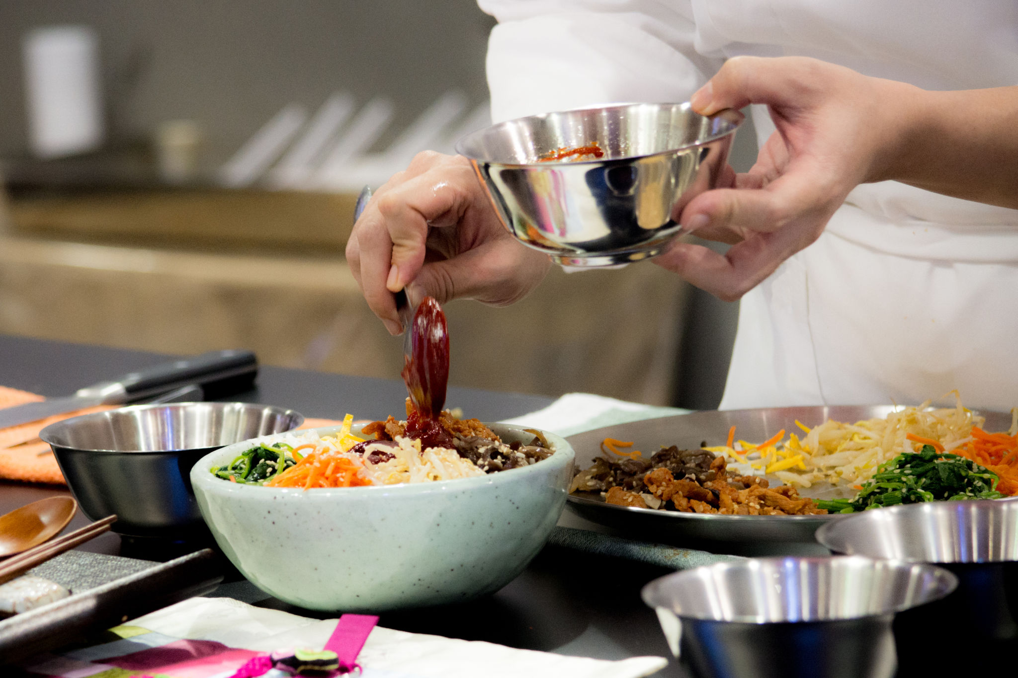 cooking korean food