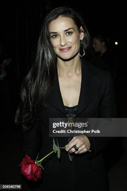 Demi Moore during PlayStation2 Guy Oseary's 30th Birthday Party in Beverly Hills, California, United States.