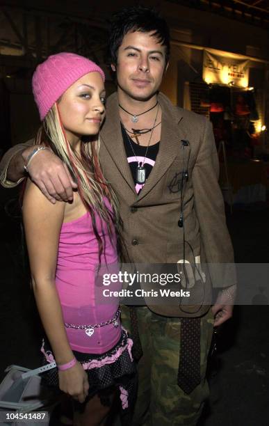 Nicole Richie and Louis Carreon during The Silver Spoon Golden Globe Hollywood Buffet - Day 1 at Ivar Soho Project in Hollywood, California, United...