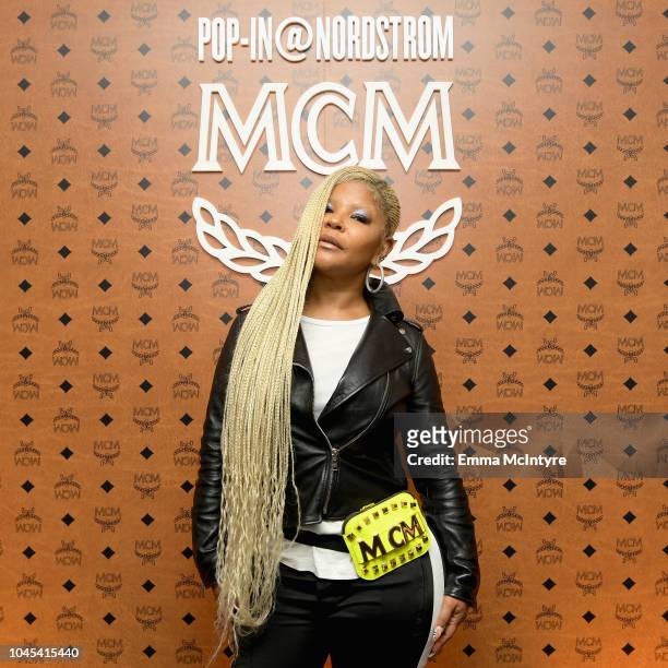 Misa Hylton attends Pop-In@Nordstrom MCM at Chateau Marmont on October 3, 2018 in Los Angeles, California.