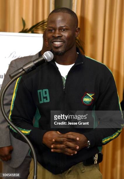 Djimon Hounsou during 11th Annual Student Pre-Oscar Scholarship Luncheon at Peninsula Beverly Hills in Beverly Hills, California, United States.