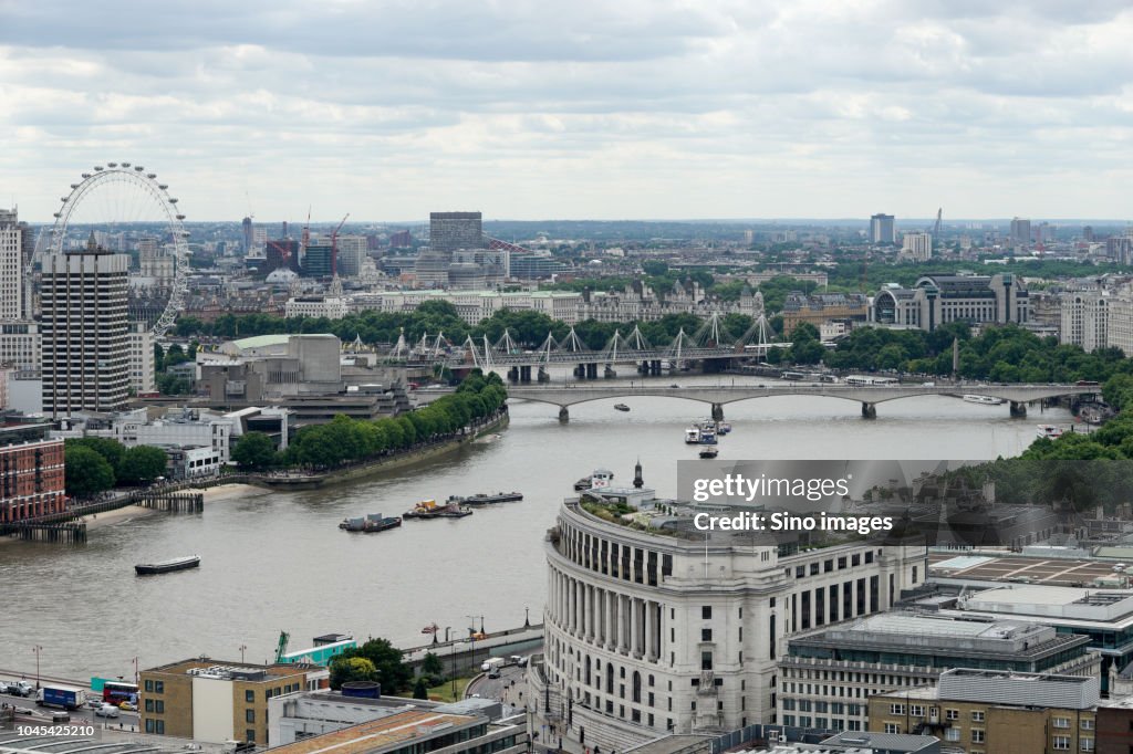 Modern cityscape during daytime, England, UK