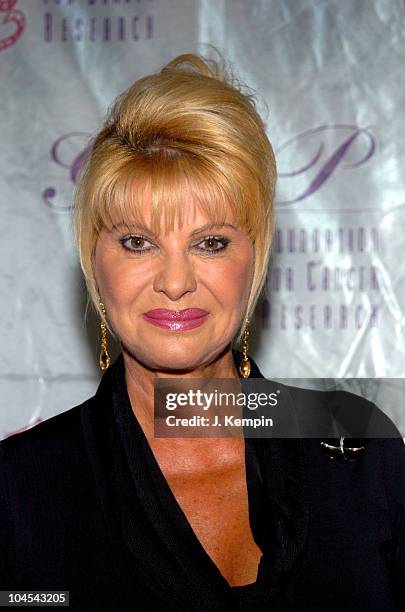 Ivana Trump during The Angel Ball 2005 Kick-Off Launch Party at P.M. Lounge in New York City, New York, United States.