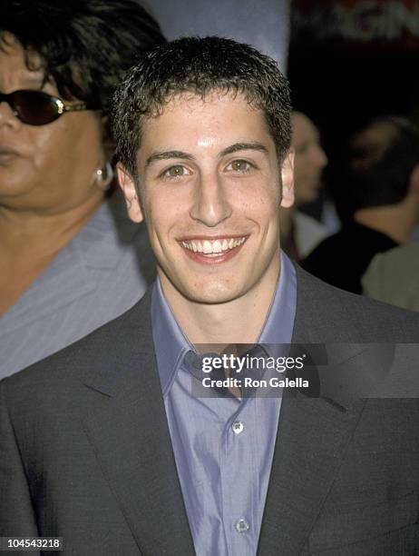 Jason Biggs during "American Pie" West Coast Premiere at Cineplex Odeon Universal Studios Cinema in Universal City, California, United States.