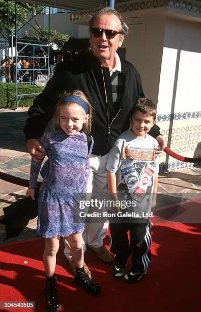 Jack Nicholson and kids Lorraine Broussard and Raymond Broussard