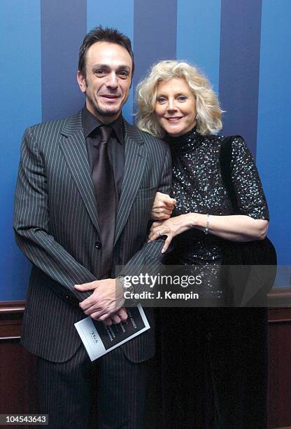 Hank Azaria and Blythe Danner during Williamstown Theatre Festival Honors Blythe Danner at Sheraton New York Hotel & Towers in New York City, New...