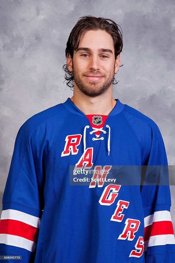 Cameron Scott Rangers Cameron Talbot of the New York Rangers poses for his official... News ...
