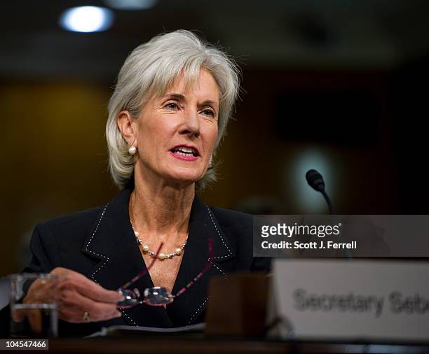 Sept. 29: Health and Human Services Secretary Kathleen Sebelius testifies during the Senate Appropriations Labor-HHS Subcommittee hearing on...
