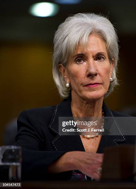 Sept. 29: Health and Human Services Secretary Kathleen Sebelius testifies during the Senate Appropriations Labor-HHS Subcommittee hearing on...