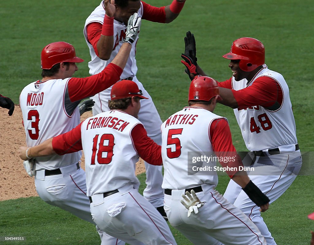 Oakland Athletics v Los Angeles Angels of Anaheim