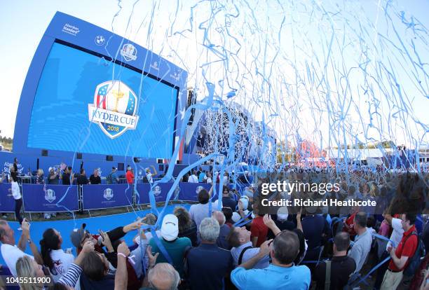 General view during the opening ceremony for the 2018 Ryder Cup at Le Golf National on September 27, 2018 in Paris, France.