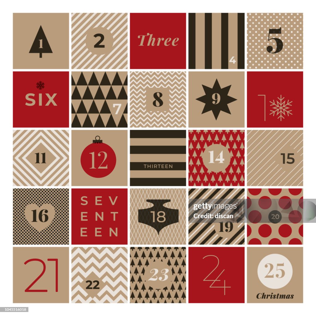 Christmas advent calendar