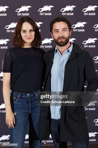 Guillaume Gouix, Noemie Merlant attend photocall for the film Les News  Photo - Getty Images