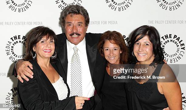 Francine Orlando, recording artist Tony Orlando and his guest attend The Paley Center for Media salute to Tony Orlando's 50 years in show business on...