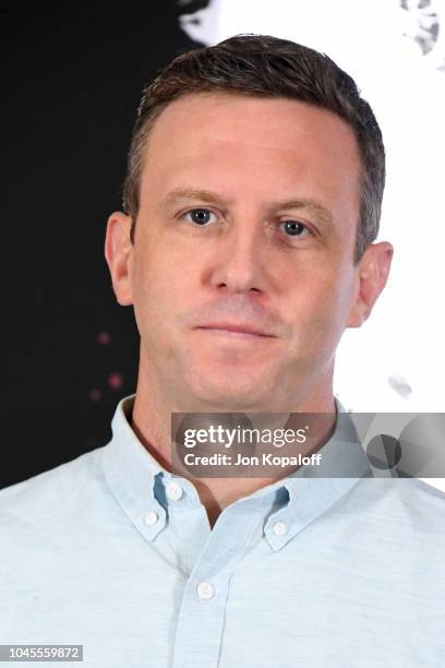 Director Ruben Fleischer attends the photo call for Columbia Pictures' "Venom" at Four Seasons Hotel Los Angeles at Beverly Hills on September 27,...