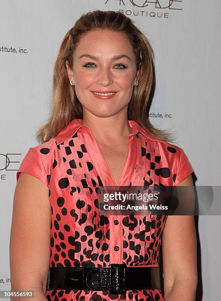 Actress Elisabeth Rohm arrives at ARCADE Boutique's 'The Autumn Party' benefiting Children's Institute, Inc at The London West Hollywood Hotel on...