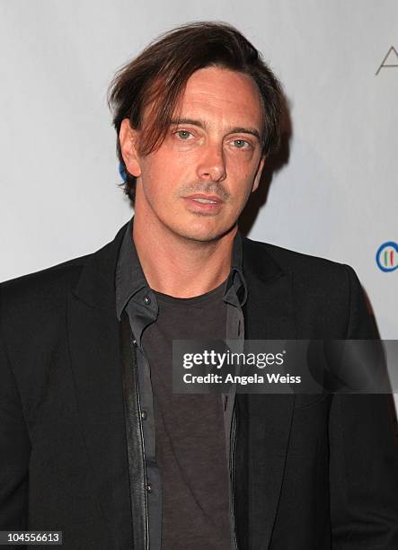Musician Donovan Leitch arrives at ARCADE Boutique's 'The Autumn Party' benefiting Children's Institute, Inc at The London West Hollywood Hotel on...