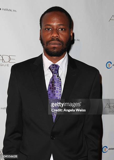 Actor Malcolm Barrett arrives at ARCADE Boutique's 'The Autumn Party' benefiting Children's Institute, Inc at The London West Hollywood Hotel on...