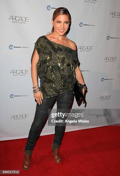 Actress Elsa Pataky arrives at ARCADE Boutique's 'The Autumn Party' benefiting Children's Institute, Inc at The London West Hollywood Hotel on...