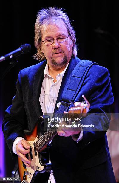 Musician David Pack of Ambrosia participates in "An Evening With Alan Parsons" at the GRAMMY Museum on September 29, 2010 in Los Angeles, California.